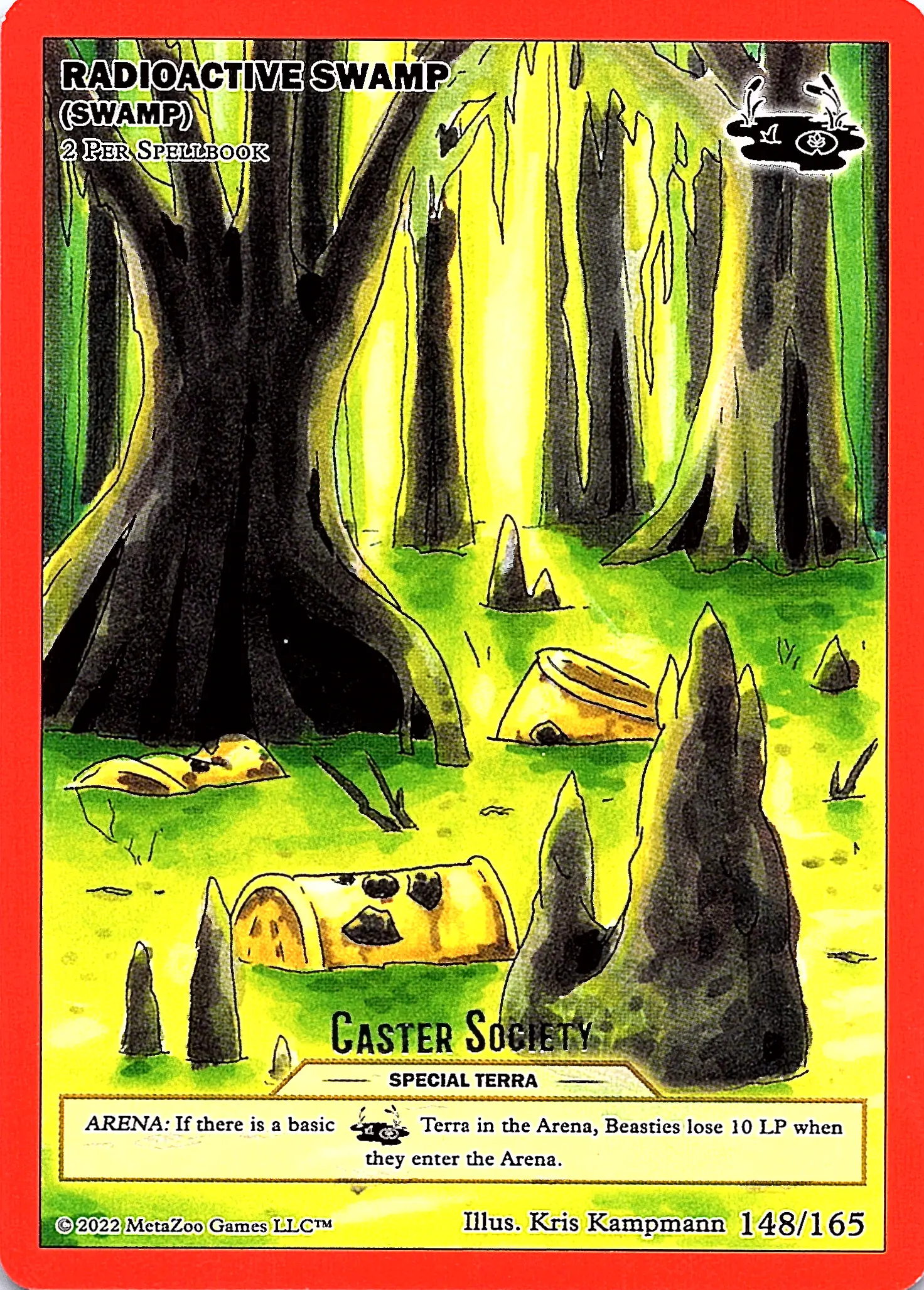 Radioactive Swamp (Swamp) - 148/165 (NH)