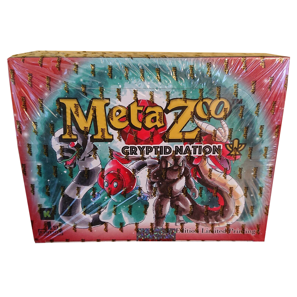 Kickstarter MetaZoo Cryptid Nation 1st Edition Booster Box Front