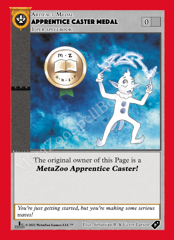 MetaZoo Apprentice Caster Medal