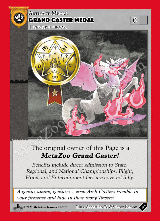 MetaZoo Grand Caster Medal