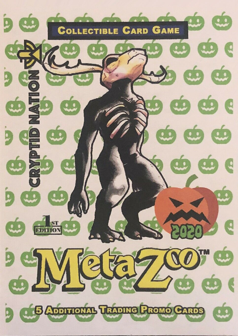 MetaZoo Halloween Holiday Promo 1st Edition Sealed Booster Pack Front