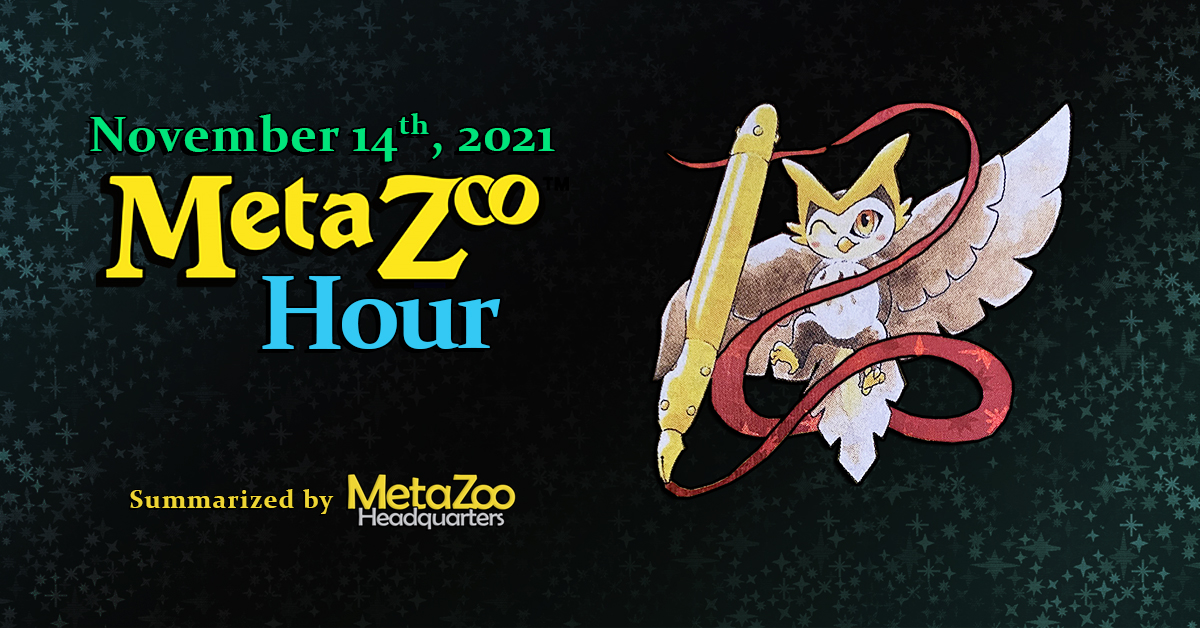 MetaZoo Hour - November 14 2021