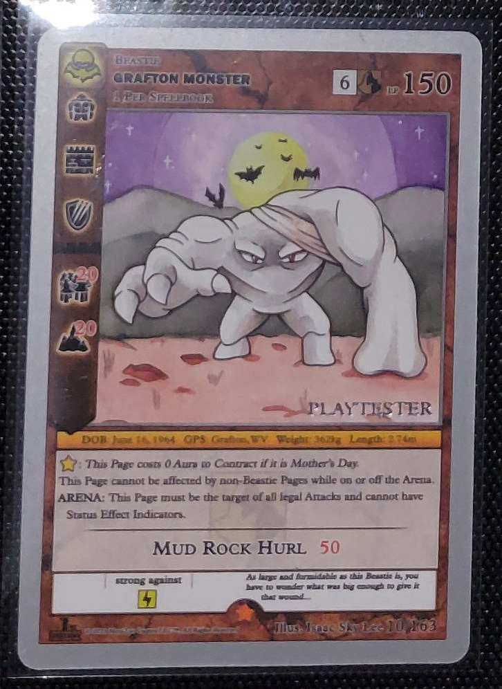 MetaZoo Nightfall Playtester Card Grafton Monster 10-163