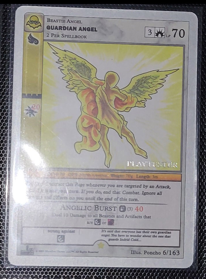 MetaZoo Nightfall Playtester Card Guardian Angel 6-163