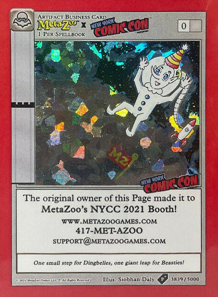 MetaZoo x New York Comic Con Promo of 5000