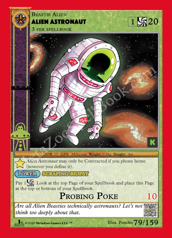 Alien Astronaut KS 79/159 Poncho