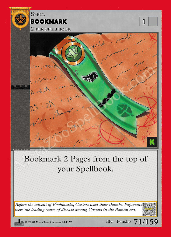 Bookmark KS 71/159 Poncho