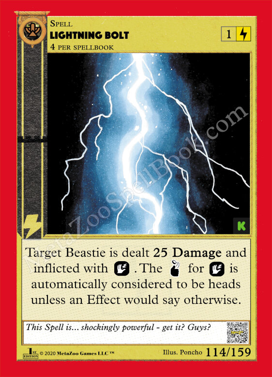 Lightning Bolt KS 114/159 Poncho