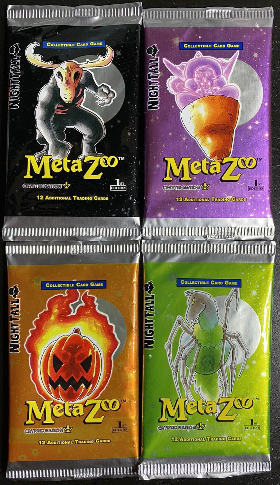 MetaZoo Cryptid Nation Nightfall Booster Packs Front