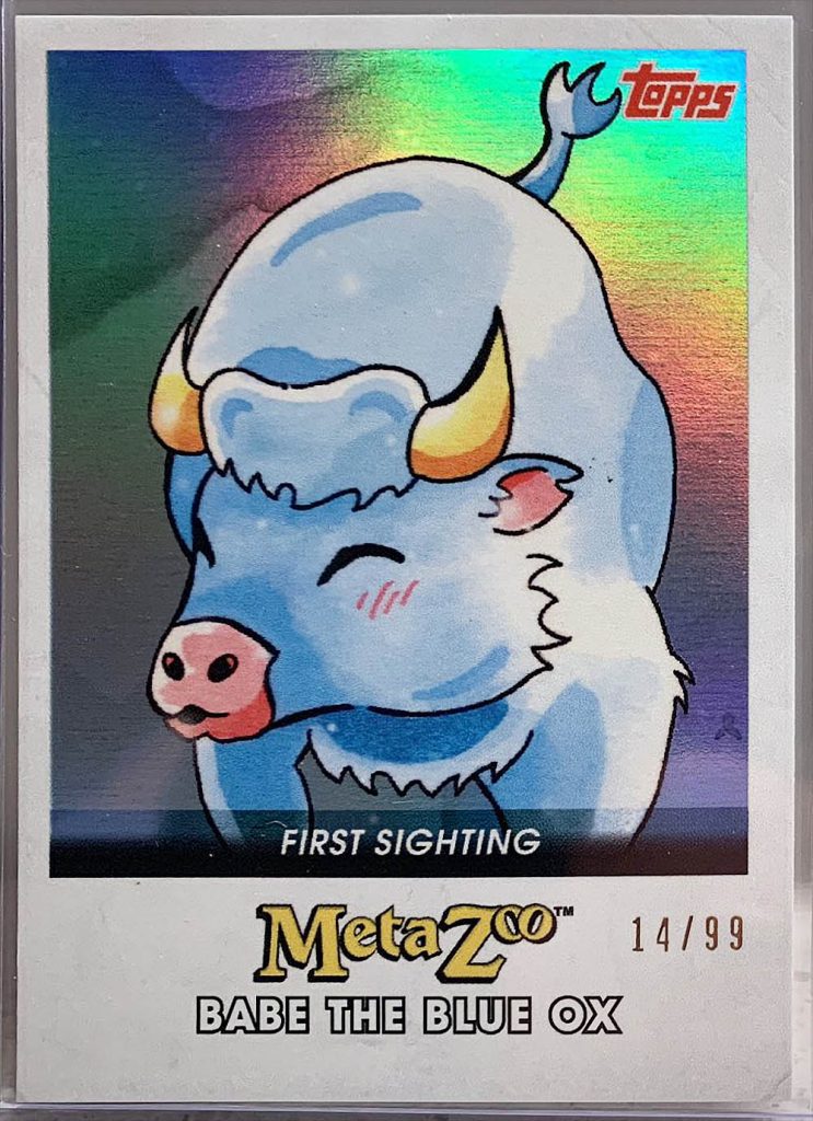 MetaZoo x Topps - First Sighting - Babe The Blue Ox