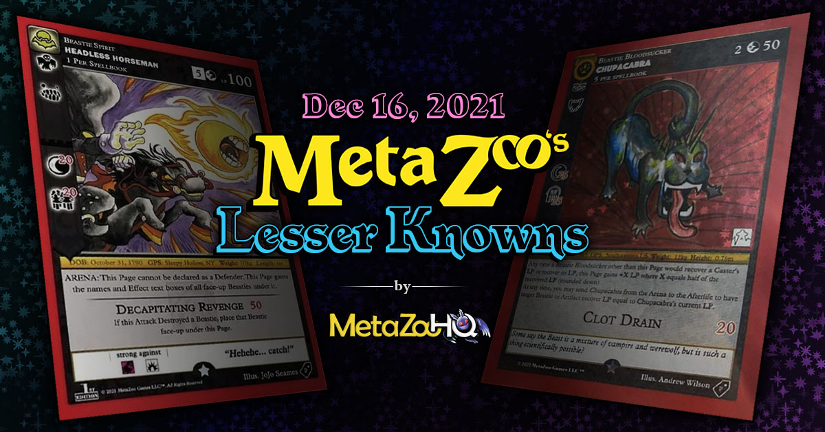 MetaZoo's Lesser Known Reveals and Announcements - Dec 16, 2021