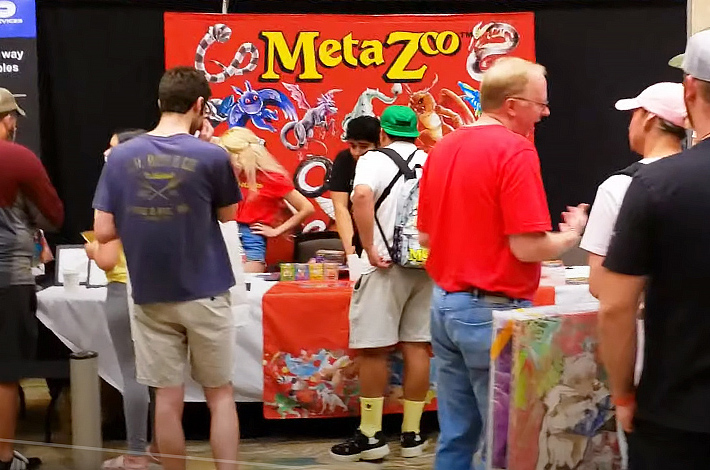 MetaZoo Booth at Frisco Texas Collect-A-Con 2021