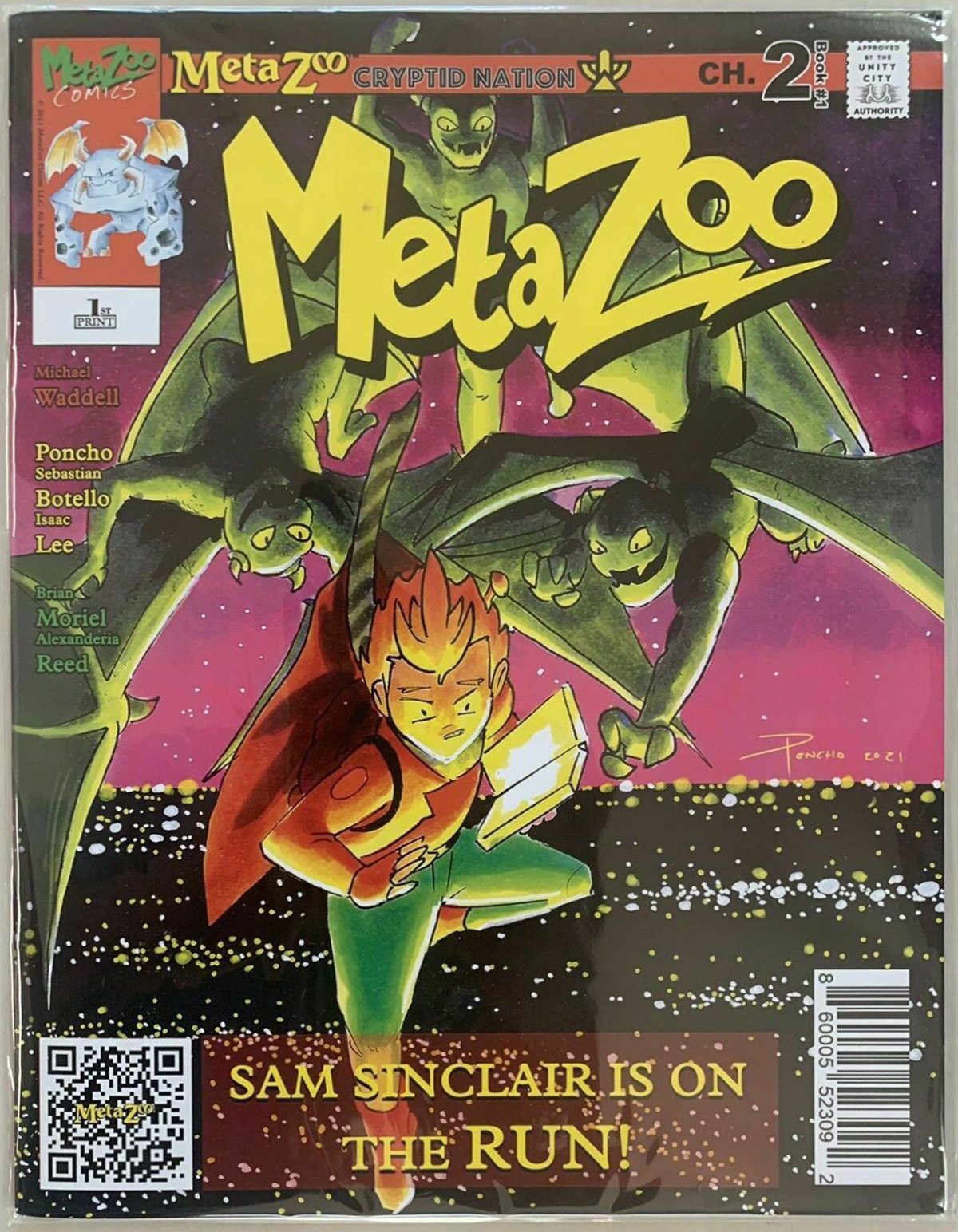 MetaZoo 2nd Printing w/Sealed Holographic Promo Cryptid Nation Illustrated Novel Chapter #2 