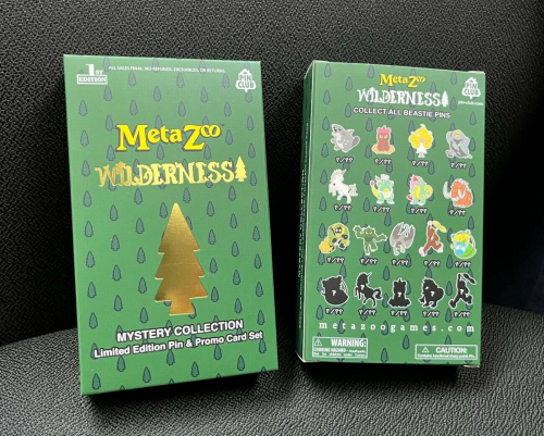 MetaZoo Wilderness Pin Club box