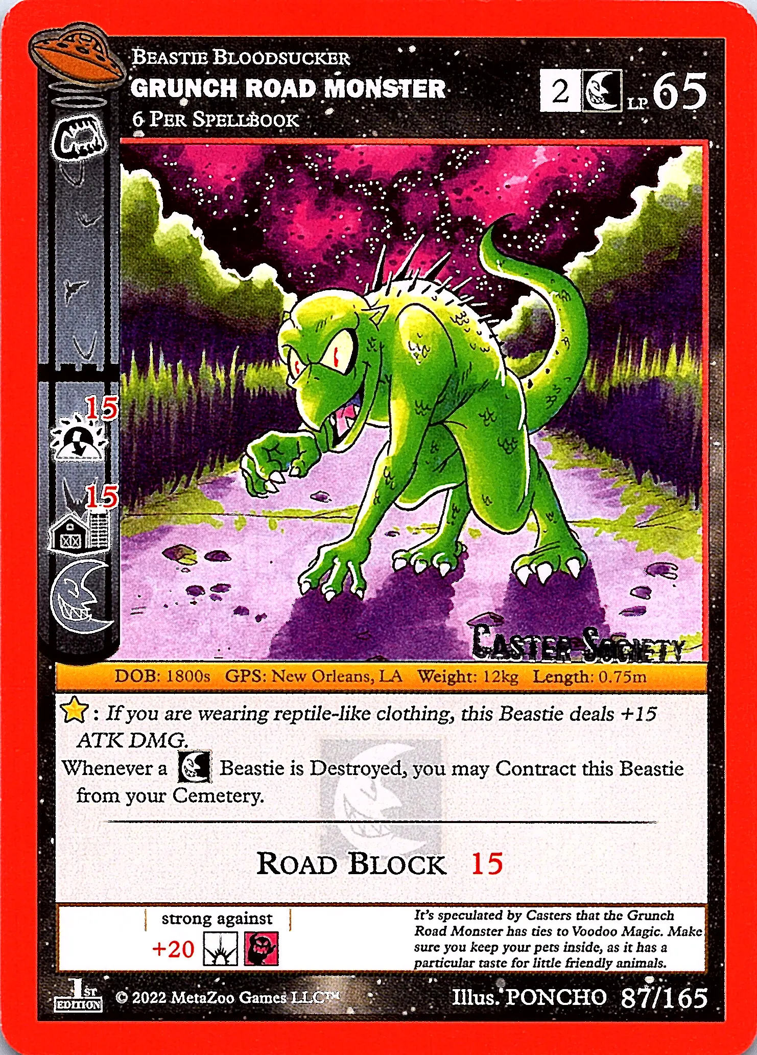 Grunch Road Monster - 87/165 (RH/NH)