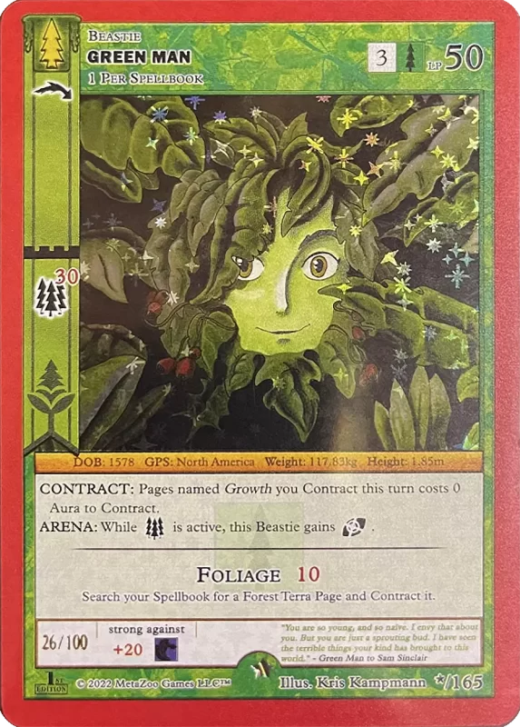 Green Man - Serialized 26/100