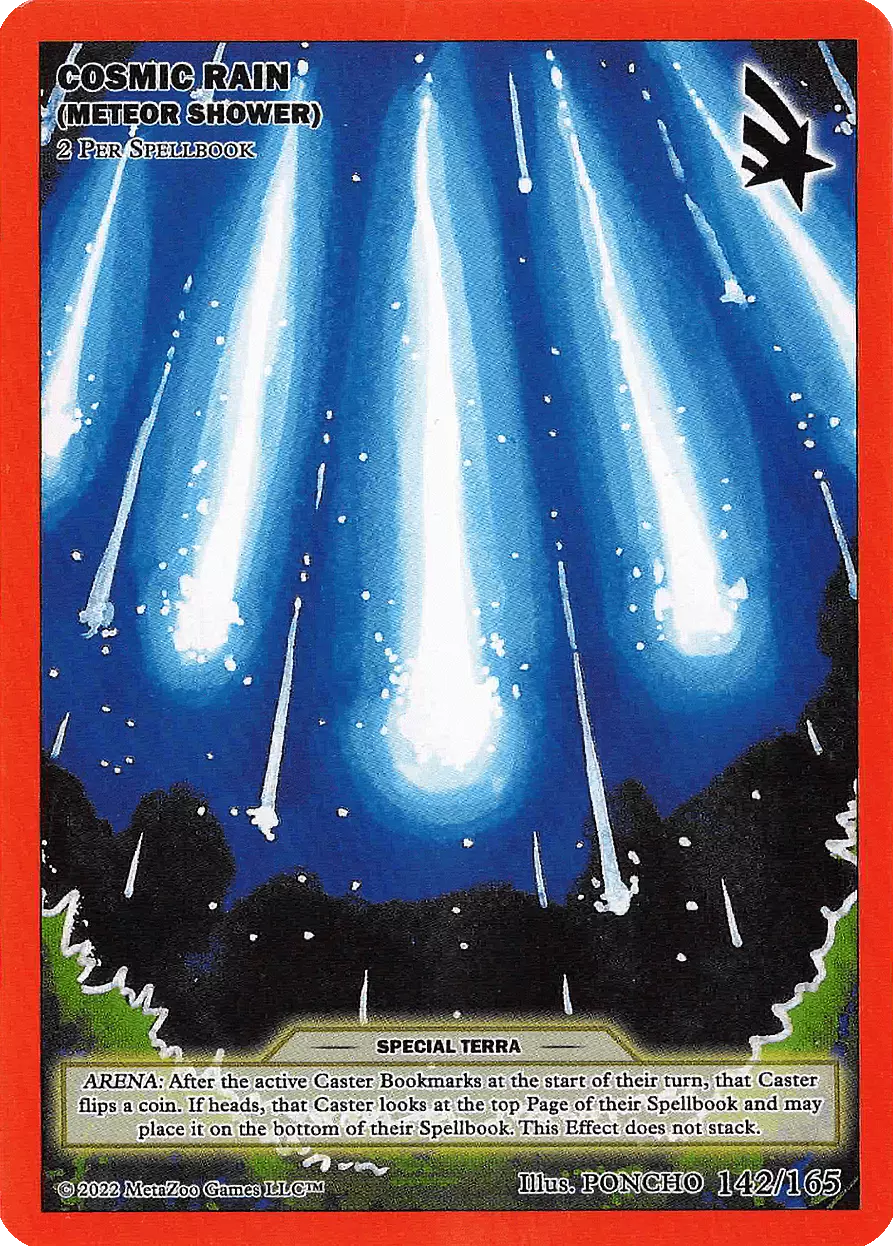 Cosmic Rain (Meteor Shower) - Wilderness - 142/165 - PONCHO (NH)