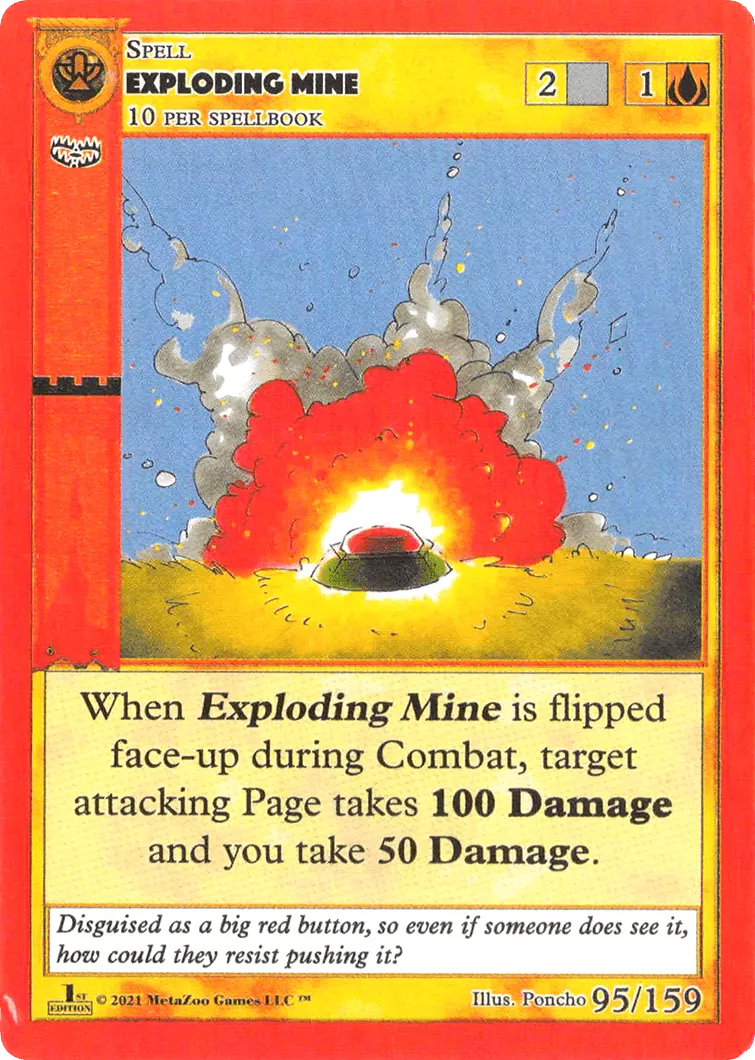 Exploding Mine - Cryptid Nation - 95/159 - PONCHO (NH)