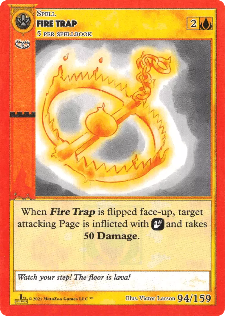 Fire Trap - Cryptid Nation - 94/159 - Victor Larson (NH)