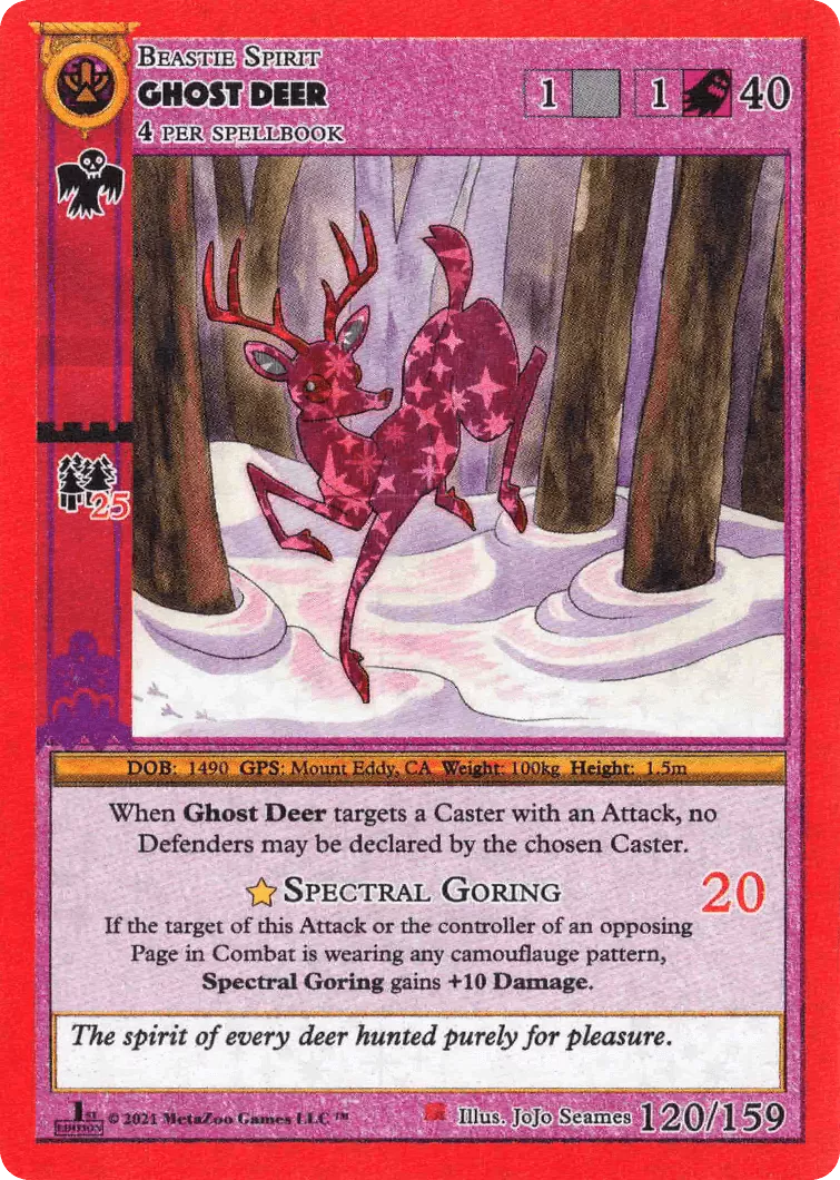 Ghost Deer - Cryptid Nation - 120/159 - JoJo Seames (RH/NH)