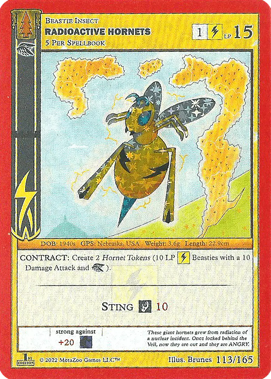 Radioactive Hornets - Wilderness - 113/165 - Brunes (NH/RH)