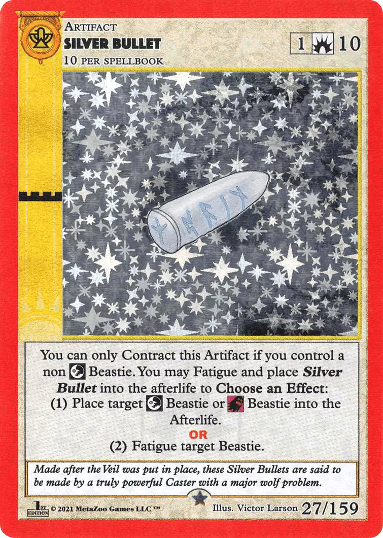 Silver Bullet - Cryptid Nation - 27/159 - Victor Larson (OB9/FH)