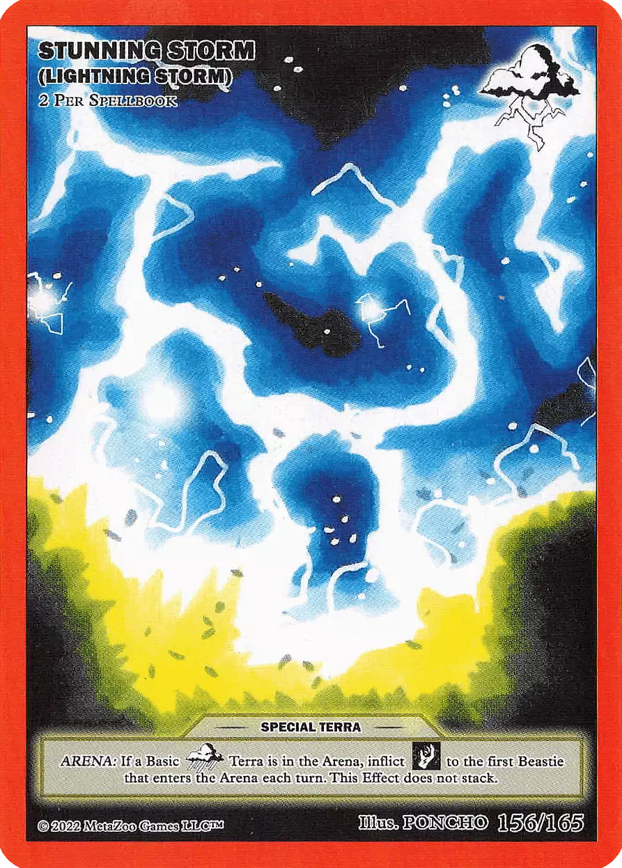 Stunning Storm (Lightning Storm) - Wilderness - 156/165 - PONCHO (NH)